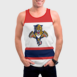 Майка-безрукавка мужская Florida Panthers, цвет: 3D-красный — фото 2
