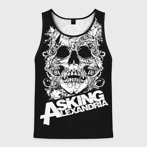 Мужская майка без рукавов Asking Alexandria / 3D-Черный – фото 1