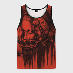 Майка-безрукавка мужская Saw Trap, цвет: 3D-черный