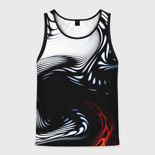 Мужская майка без рукавов Abrupt / 3D-Черный – фото 1