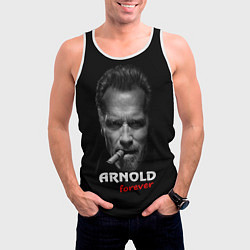 Майка-безрукавка мужская Arnold forever, цвет: 3D-белый — фото 2