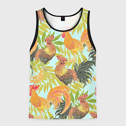 Мужская майка без рукавов Год петуха 2017