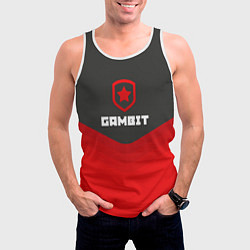 Майка-безрукавка мужская Gambit Gaming Uniform, цвет: 3D-белый — фото 2