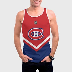 Майка-безрукавка мужская NHL: Montreal Canadiens, цвет: 3D-белый — фото 2