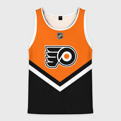 Майка-безрукавка мужская NHL: Philadelphia Flyers, цвет: 3D-белый