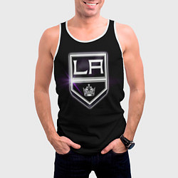 Майка-безрукавка мужская Los Angeles Kings, цвет: 3D-белый — фото 2