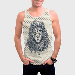 Майка-безрукавка мужская SWAG Lion, цвет: 3D-белый — фото 2