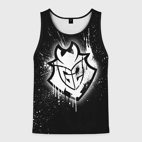 Мужская майка без рукавов Gamers 2: Black collection / 3D-Черный – фото 1