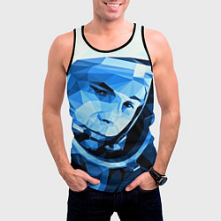 Майка-безрукавка мужская Gagarin Art, цвет: 3D-черный — фото 2