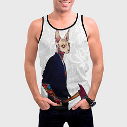 Майка-безрукавка мужская Сфинкс с топором, цвет: 3D-черный — фото 2