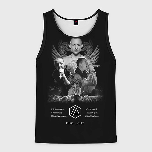 Мужская майка без рукавов Bennington Memories / 3D-Черный – фото 1