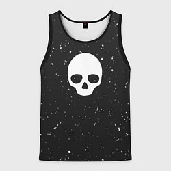 Майка-безрукавка мужская Black Milk Skull Classic, цвет: 3D-черный