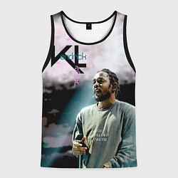 Майка-безрукавка мужская KL: Kendrick Lamar, цвет: 3D-черный