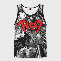 Майка-безрукавка мужская Berserk, цвет: 3D-черный
