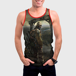 Майка-безрукавка мужская STALKER: Call of Pripyat, цвет: 3D-красный — фото 2