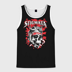 Мужская майка без рукавов Stigmata Skull
