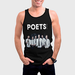 Майка-безрукавка мужская Poets of the Fall - poster, цвет: 3D-черный — фото 2