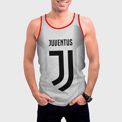 Майка-безрукавка мужская FC Juventus: Silver Original, цвет: 3D-красный — фото 2