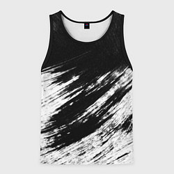 Мужская майка без рукавов Белый и черный