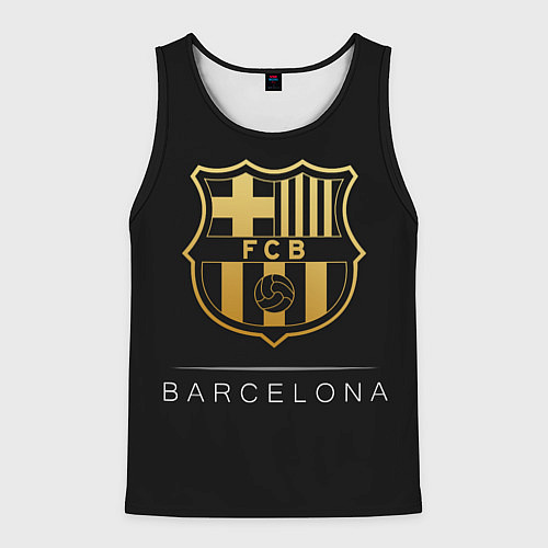 Мужская майка без рукавов Barcelona Gold Edition / 3D-Черный – фото 1
