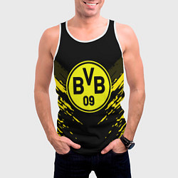 Майка-безрукавка мужская Borussia FC: Sport Fashion, цвет: 3D-белый — фото 2