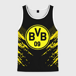 Майка-безрукавка мужская Borussia FC: Sport Fashion, цвет: 3D-белый