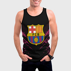 Майка-безрукавка мужская Barcelona FC: Sport Fashion, цвет: 3D-черный — фото 2