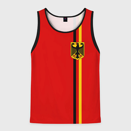 Мужская майка без рукавов Германия / 3D-Черный – фото 1