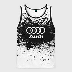 Мужская майка без рукавов Audi: Black Spray