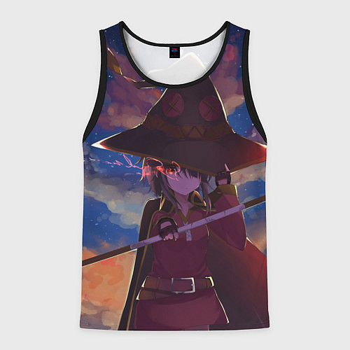 Мужская майка без рукавов KonoSuba / 3D-Черный – фото 1