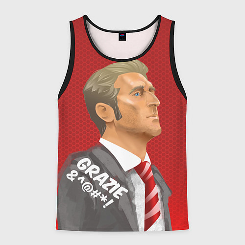 Мужская майка без рукавов Grazie / 3D-Черный – фото 1