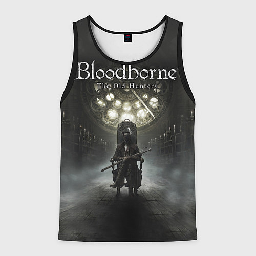 Мужская майка без рукавов Bloodborne: Shrine / 3D-Черный – фото 1