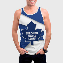 Майка-безрукавка мужская Toronto Maple Leafs, цвет: 3D-белый — фото 2
