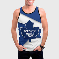 Майка-безрукавка мужская Toronto Maple Leafs, цвет: 3D-черный — фото 2