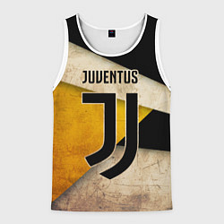 Майка-безрукавка мужская FC Juventus: Old Style, цвет: 3D-белый