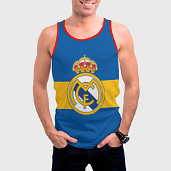 Майка-безрукавка мужская Реал Мадрид, цвет: 3D-красный — фото 2