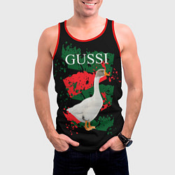 Майка-безрукавка мужская GUSSI Hype, цвет: 3D-красный — фото 2