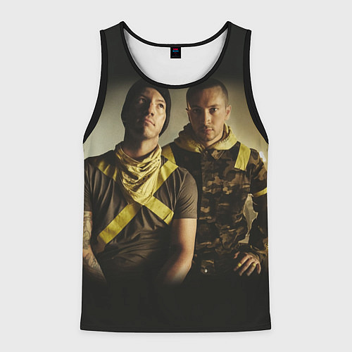 Мужская майка без рукавов 21 Pilots Boys / 3D-Черный – фото 1