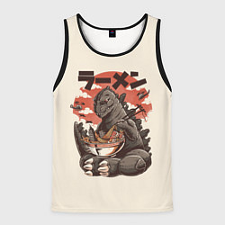 Майка-безрукавка мужская Godzilla Eat, цвет: 3D-черный