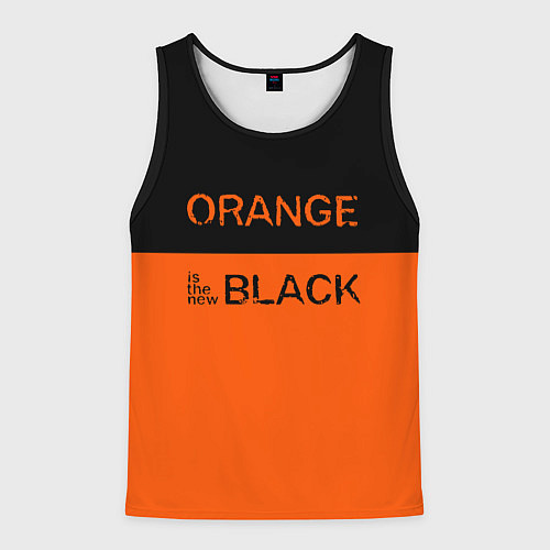 Мужская майка без рукавов Orange Is the New Black / 3D-Черный – фото 1