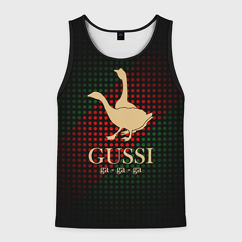 Мужская майка без рукавов GUSSI EQ Style / 3D-Черный – фото 1