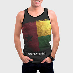 Майка-безрукавка мужская Guinea-Bissau Style, цвет: 3D-черный — фото 2