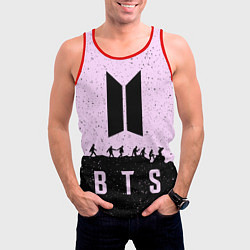 Майка-безрукавка мужская BTS Boys, цвет: 3D-красный — фото 2