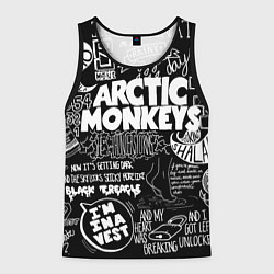 Майка-безрукавка мужская Arctic Monkeys: I'm in a Vest, цвет: 3D-черный