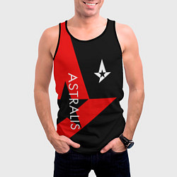 Майка-безрукавка мужская Astralis: Cybergaming, цвет: 3D-черный — фото 2