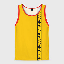 Майка-безрукавка мужская ASAP Rocky: Yellow Testing, цвет: 3D-красный