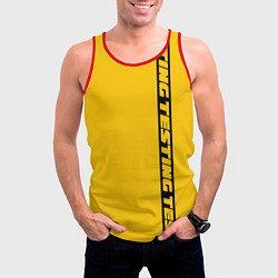 Майка-безрукавка мужская ASAP Rocky: Yellow Testing, цвет: 3D-красный — фото 2
