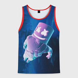 Майка-безрукавка мужская Marshmello Effect, цвет: 3D-красный