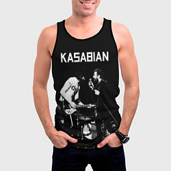 Майка-безрукавка мужская Kasabian Rock, цвет: 3D-черный — фото 2