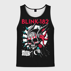 Майка-безрукавка мужская Blink-182: Death Punk, цвет: 3D-черный
